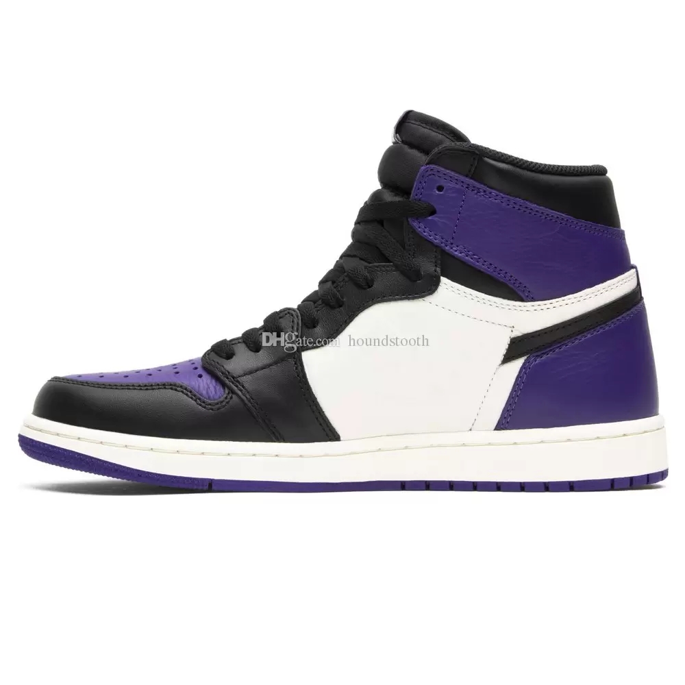 

Jumpman 1 High OG Court Purple Basketball shoes 1s Sneakers 555088 501, Banned