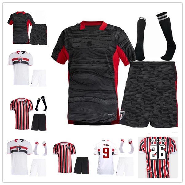 

Sao Paulo Jerseys 2021 2022 Soccer 11 LUCIANO 6 REINALDO 37 TCHE 21 SARA 10 DANI ALVES 26 IGOR GOMES HERNANES men kids Football Shirt Kits