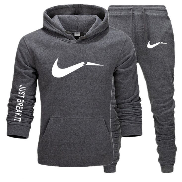 

2021 Hoodies Slim Fit Set Warm Tracksuit Fashion Men Sets Hooded Sweatshirt Male Suit Clothing S-XXXL