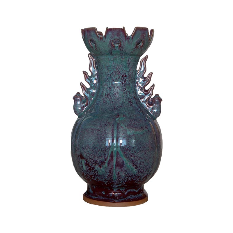 

china style souvenir the glaze of the lotus jun kiln is thick and steady