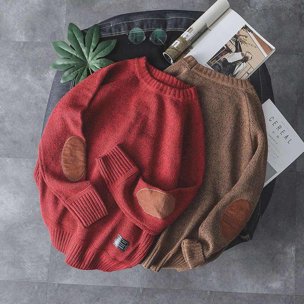

Autumn and winter men's Korean version half high collar thickened solid color sweater trend loose base Shirt Youth, White;black