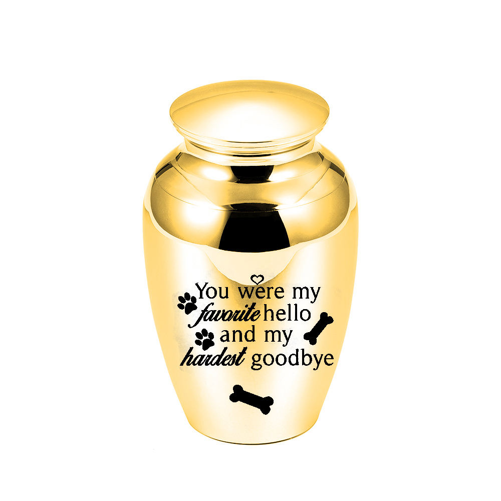 

Aluminum alloy Pet Cremation Urns Pendant for Human Pet Ashes Holder Keepsake Memorial Mini Jar