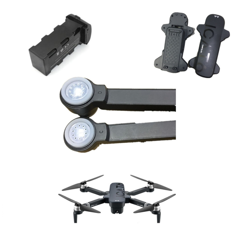

11.1V 1800MAH Battery Motor drone Carm Propeller Bag spare parts For icat 6 i cat 6 Brushless GPS Dual Mode WIFI FPV RC Drone, 1 3 to 1 charger