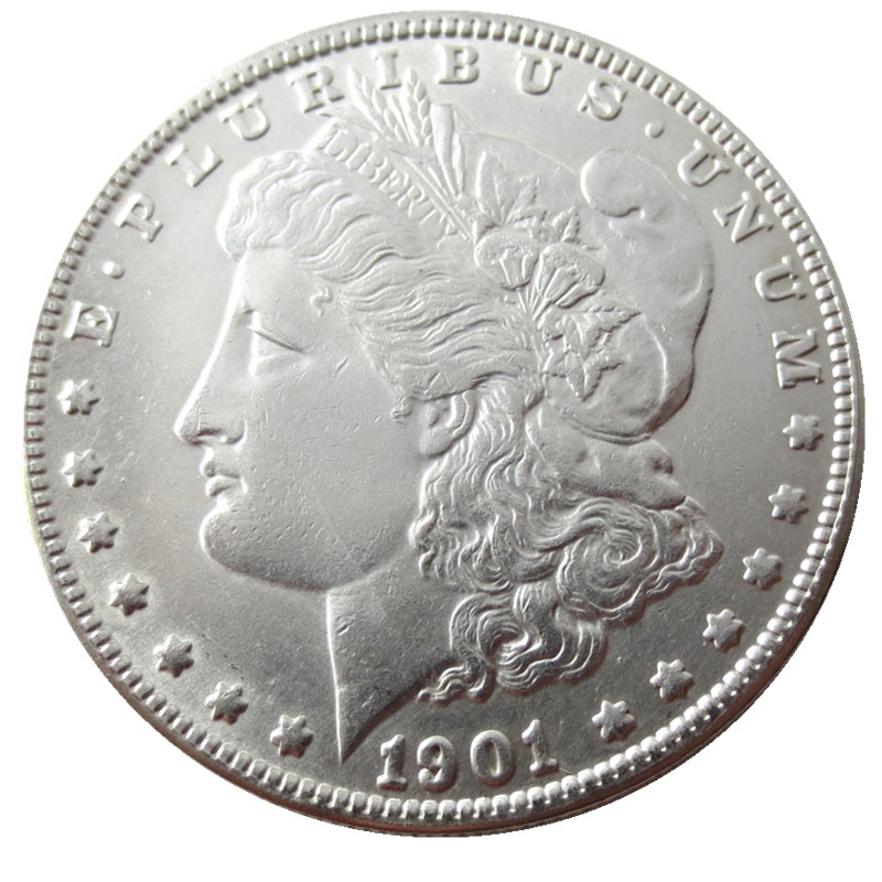 

90% Silver US Morgan Dollar 1901-P-S-O NEW/OLD COLOR Craft Copy Coin Brass Ornaments home decoration accessories