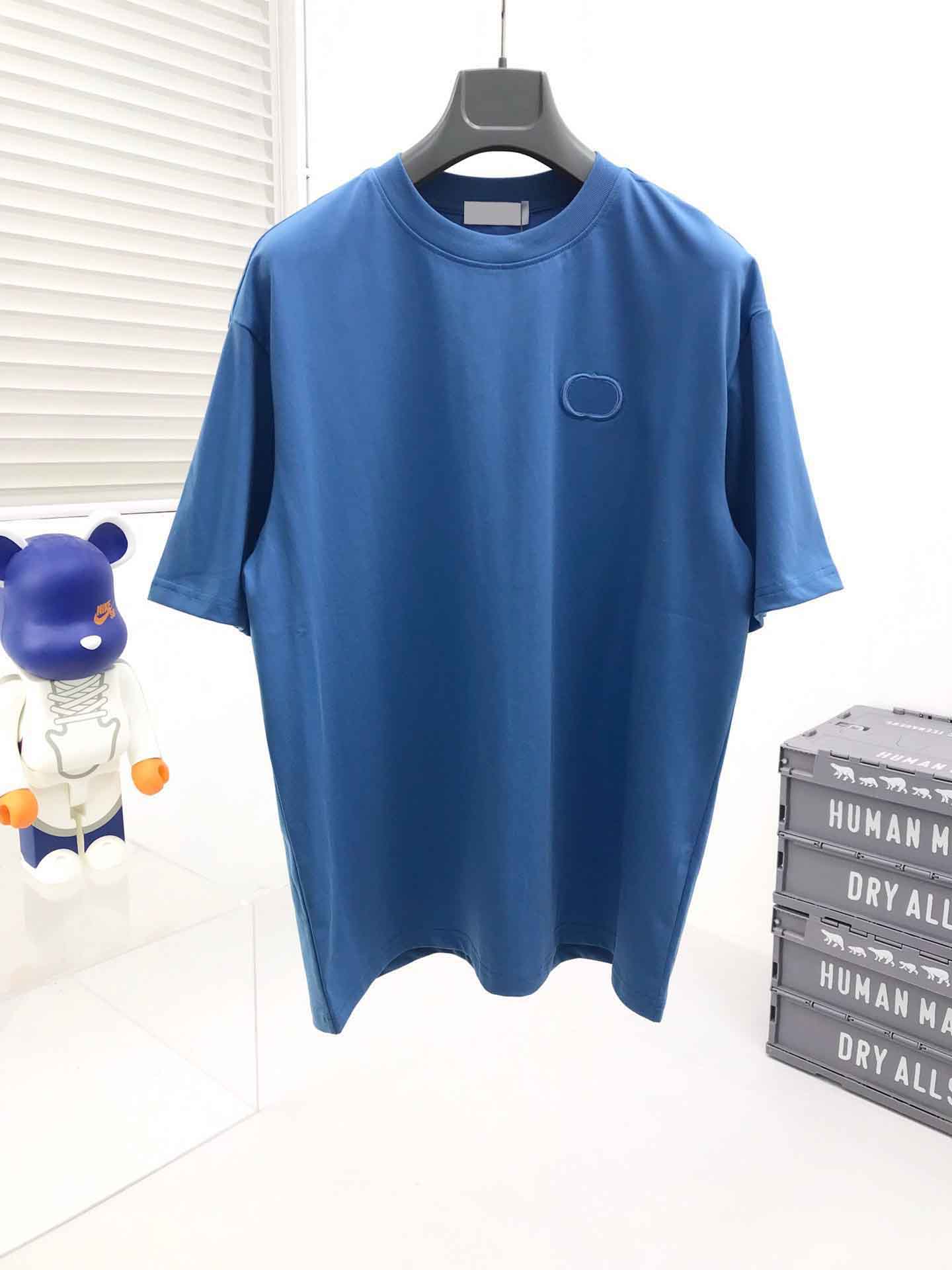 

2021ss spring and summer new high grade cotton printing short sleeve round neck panel T-Shirt Size: -l-xl-xxl-xxxl Color: black white gf5353ge