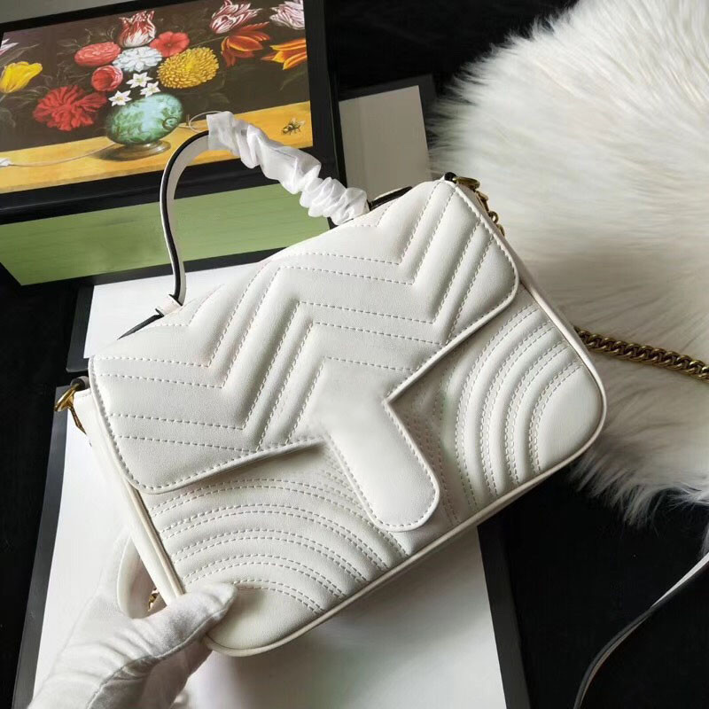 

New Classic Women bags Love Heart Wave Pattern Satchel Handbag With handle Shoulder Bag Chain bags Crossbody Purse Shopping Tote, As picture 1