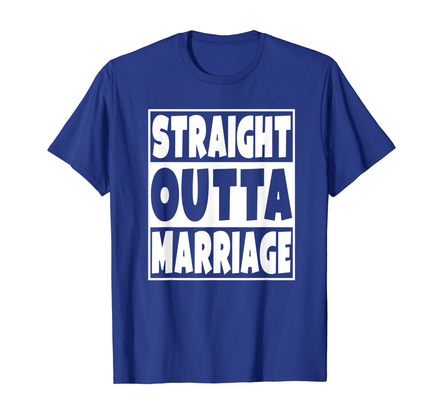 

Straight Outta Marriage T-Shirt Funny Divorce Gift, White;black