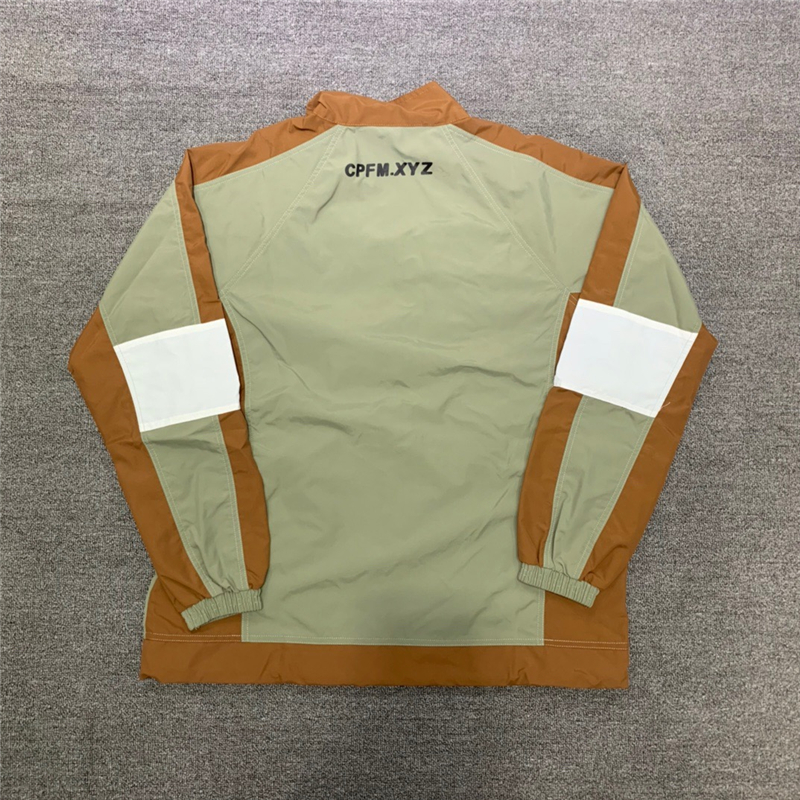 

2021FW Jackets Men Women 1 High Quality Windbreaker Men's Jacket, Black;brown
