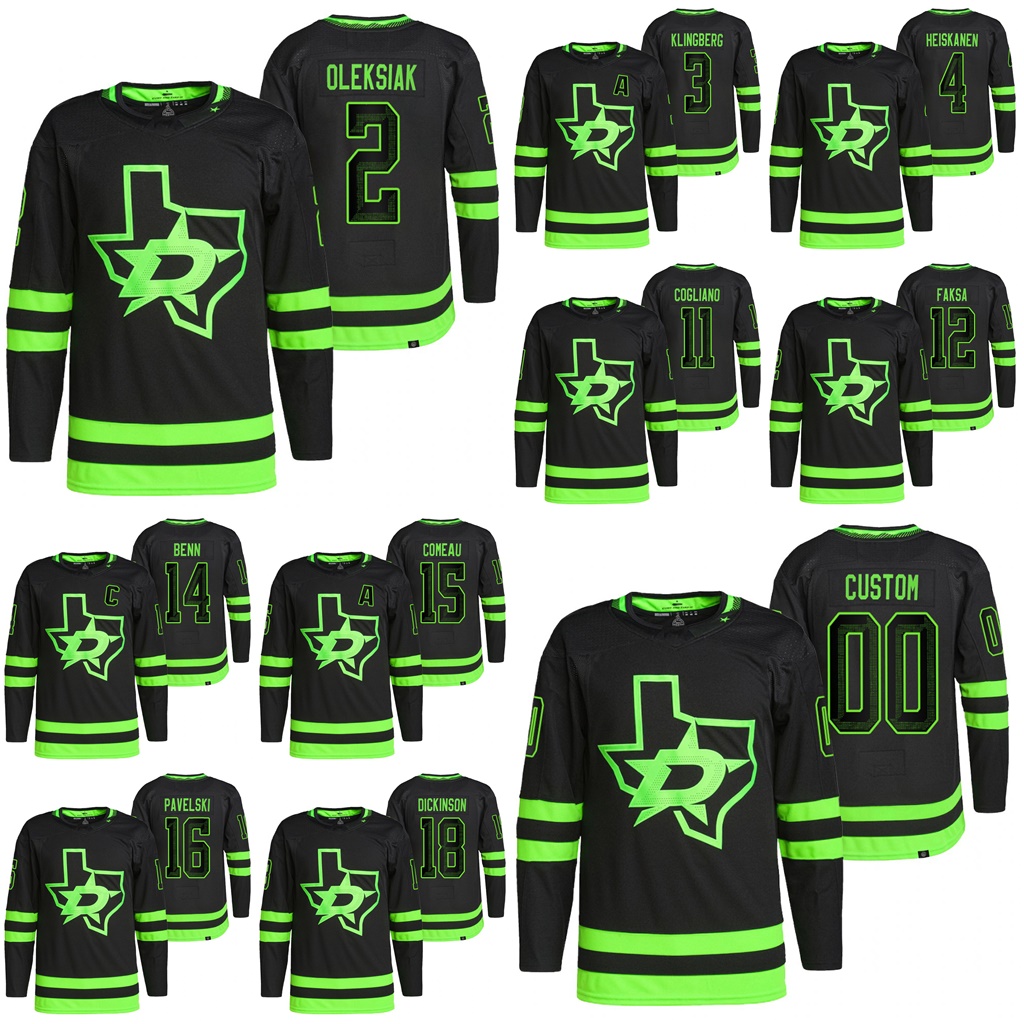 

Stitched Jamie Benn Stars 2021 Authentic Alternate Jersey Radek Faksa Jamie Oleksiak Jamie Oleksiak Miro Heiskanen Andrew Cogliano Mens Womens Kids Youth, 15 blake comeau