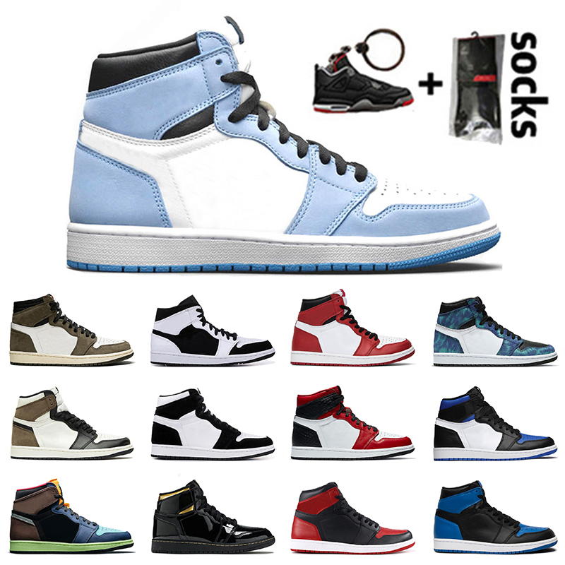 

Top Jumpman 1 Barely Orange Basketball Shoes 1s University Blue Men Women Trainers Sneakers Mid Light Smoke Grey Obsidian UNC Retro Shoes, #28 mid se sail light blue 36-46