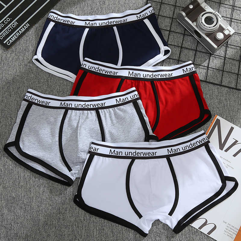

Men Boxers Shorts Underwear Men Home Underpants Printed Men Boxer Cuecas Cotton Soft Male Panties Homme Underwear, 610-1