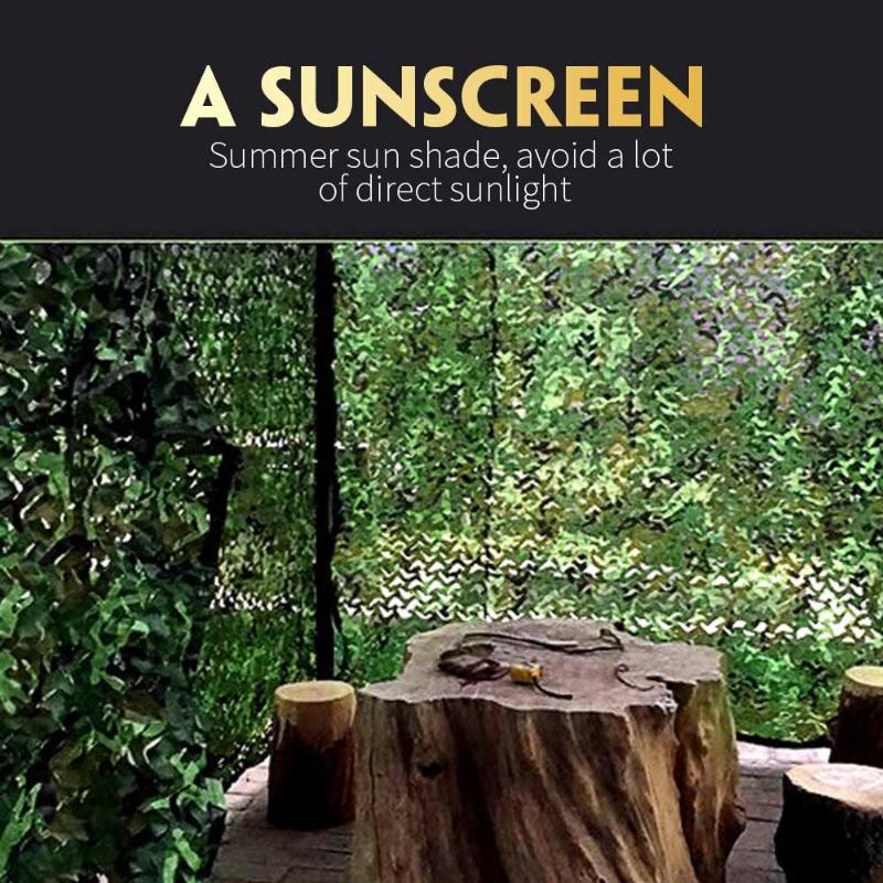 

3size 2m*3.0m 2MX3.0M Jungle Cover Hunting Accessories Green With Net Rope Oxford Camouflage Hiden Shade