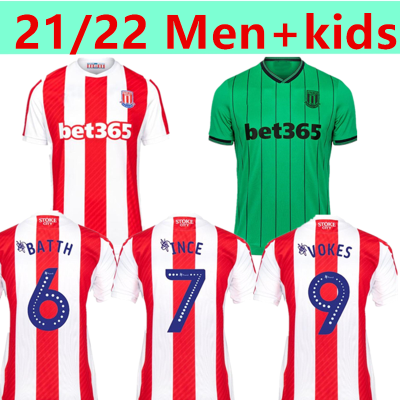 

2021 2022 Stoke City soccer jerseys MIKEL CAMBELL SMITH FLETCHER POWELL BROWN CLUCAS jersey men kids home away Football Shirts Uniforms, Black;yellow