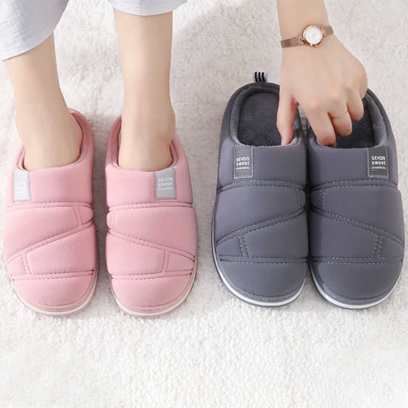 

Women's Slippers Room Warm Plush Indoor House Flat Shoe Comfortable Female Slipper Slip On Home Ladies Slides 2021 H0827, Pk
