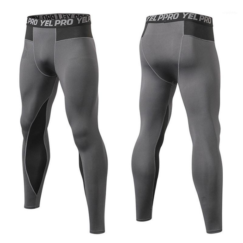 

Men's Pants Men Sport Compression Athletic Fitness Running Tight Bottoms Bodybuilding Training Workout Gym Yogo Leggings High Quality, Black