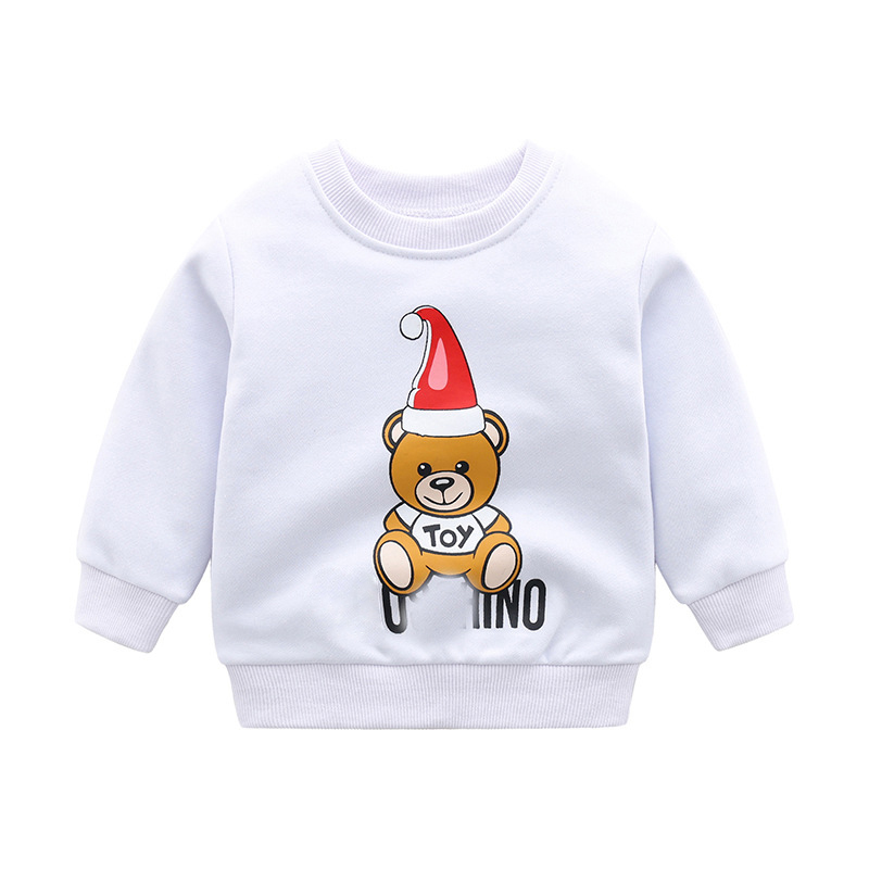 

Boys Girls Clothes Kids Sweatshirts Kids Pullover Long Sleeve Cartoon Bear Sweatshirt Boys Girls Sweatshirts