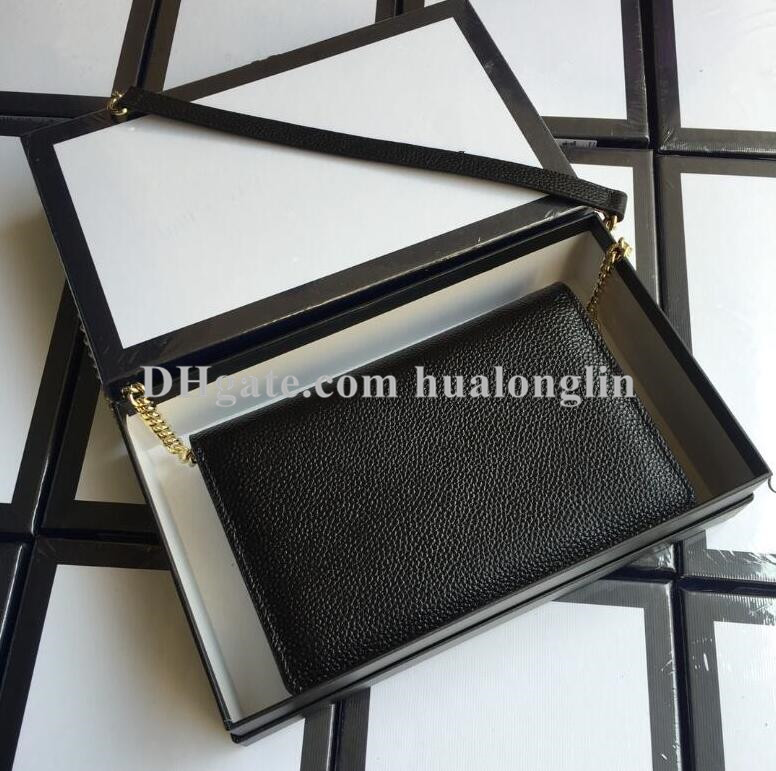 

Genuine Leather woman handbag original box women shoulder bag messenger purse clutch girls lady cards cell phone holder, 499808