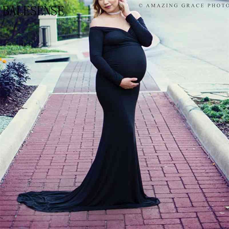 

Long Sleeve Maxi Maternity Dress for Po Shoot Elegant Fitted Gown Pregnancy Baby Shower Women Pography Prop 210721, Short sleeve wine