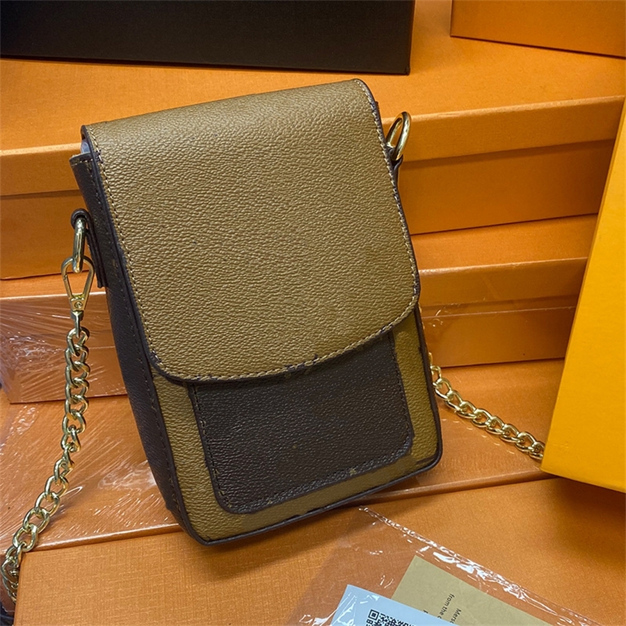 

Texture small bag female new fashion chain messenger bag simple one shoulder mobile phone bag, Yellow