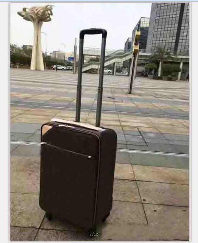 

2018 Famous Designer Women Men Unisex Spinner Expandable Trolley Brand Fashion Luxury Designer Carry-Ons Barding Bag Rolling Luggage Sets