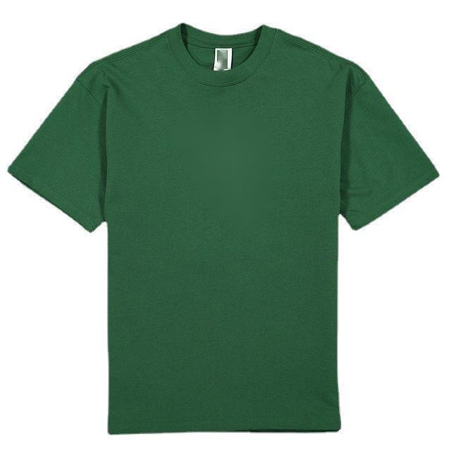 

T-shirt High version short sleeve fashion brand loose casual couple with hip-hop letters round neck loose short sleeves, White