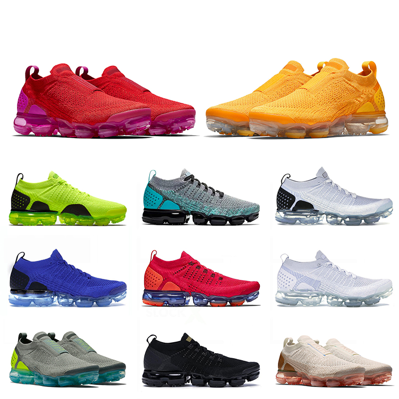 

Fly Knit MOC 2.0 Vapourmax Womens Mens Running Shoes Tn Plus Volt Red Triple Black White Off High Quality Jogging Trainers Sneakers