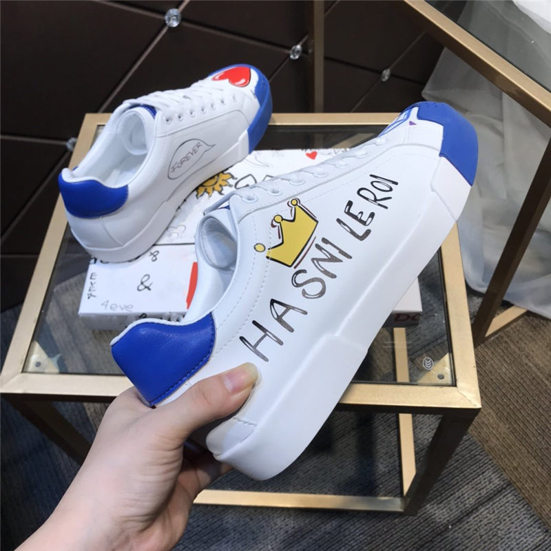 

Luxury designer NS1 Miami Capsule Portofino White Low Top Flat Sorrento Print Trainers Sneakers With Box