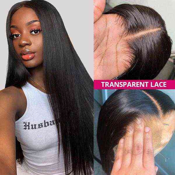 

Ishow 28 32 34 38 40inch Long Transparent Lace Front Wigs Human Hair Wigs 13x4 13x6 5x5 4x4 13x1 Yaki Straight Kinky Water Loose Deep Body, None lace wig with bangs