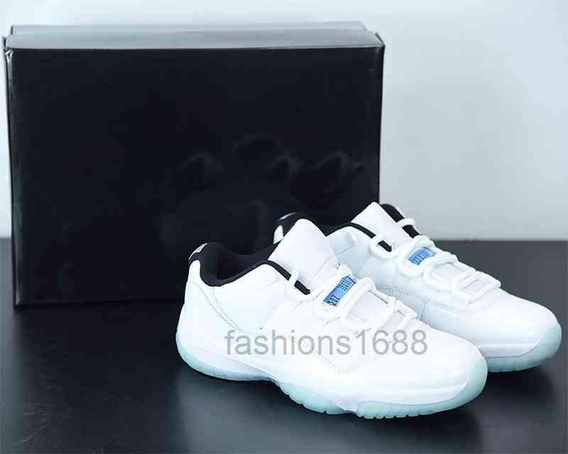 

Top version Jumpman 11 Low Legend Blue Mens Basketball Shoes White 11s True Carbon plate sole Sneakers AV2187-117, #1