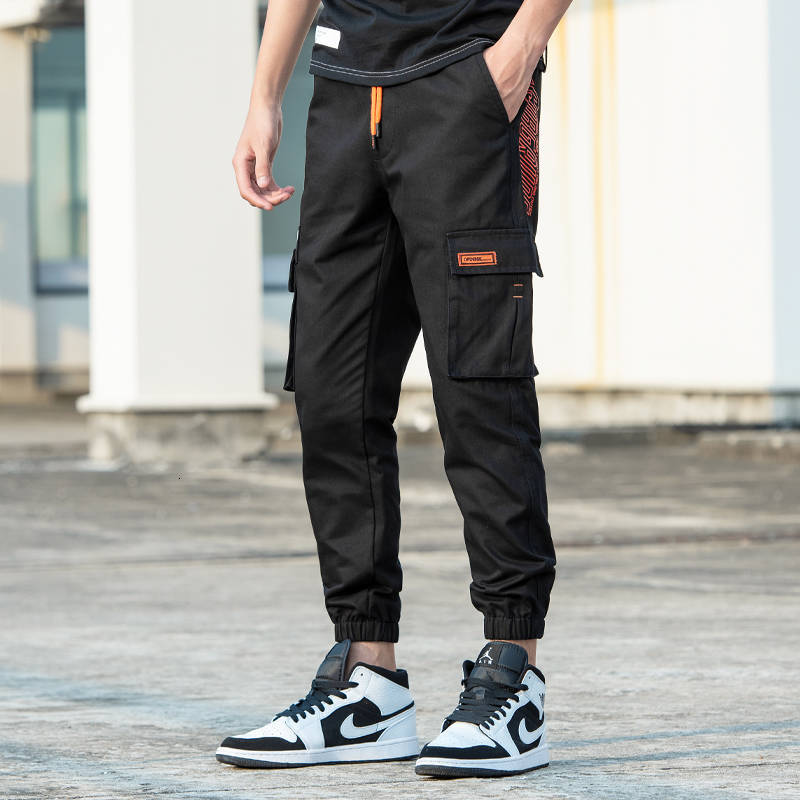 

2021 New Da Carga Dos De Moda Street Style Calas Basculador Homens Streetwear Casual Sweatpants Magros Do Sexo Masculino H4lz