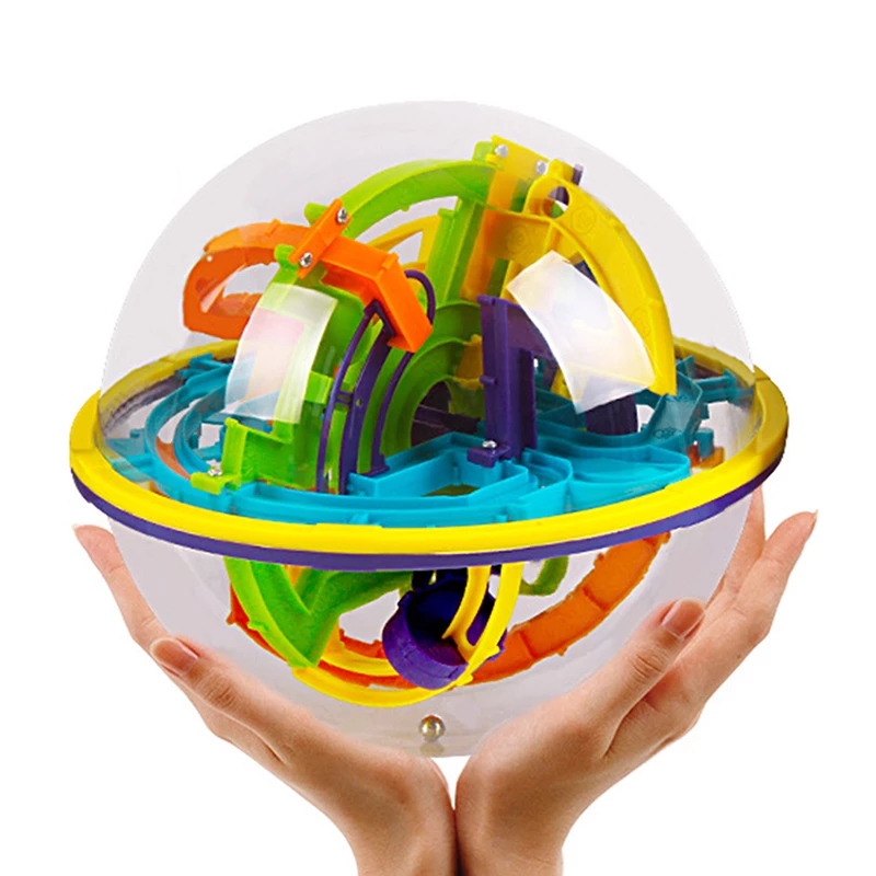 

Fidget Toys 3D Magic Intellect Marble Puzzle Game perplexus magnetic ball IQ Balance Educational classic toy Maze Balls 18*18*19.5