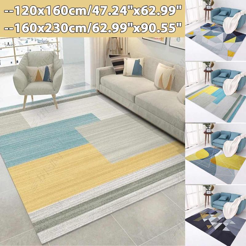 

Geometric Printed Carpet Rug for Living Room Washable Bedroom Large Area Rugs Modern Printing Floor Carpet for Parlor Mat Home, Style 3