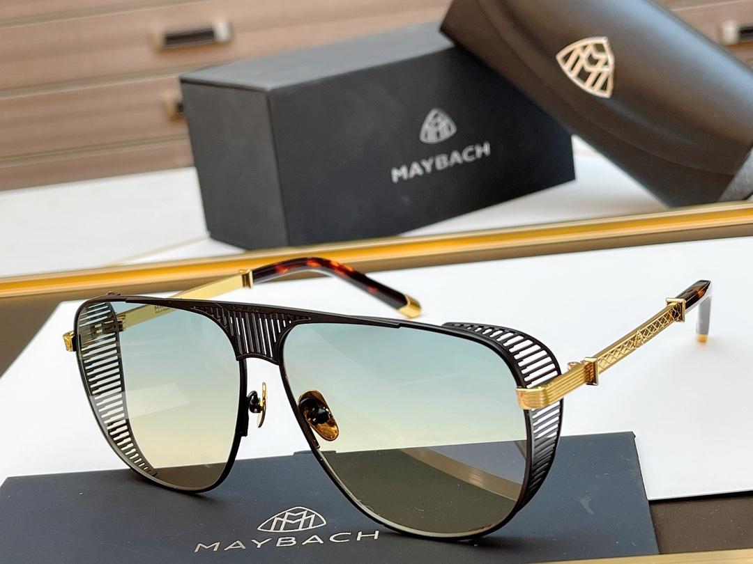

Luxury Maybach Brand Sunglasses The Vision II Maybach Sunglasses Top Quality Mirror Gafas Oculos Vintage Men Woman Retro Fashion