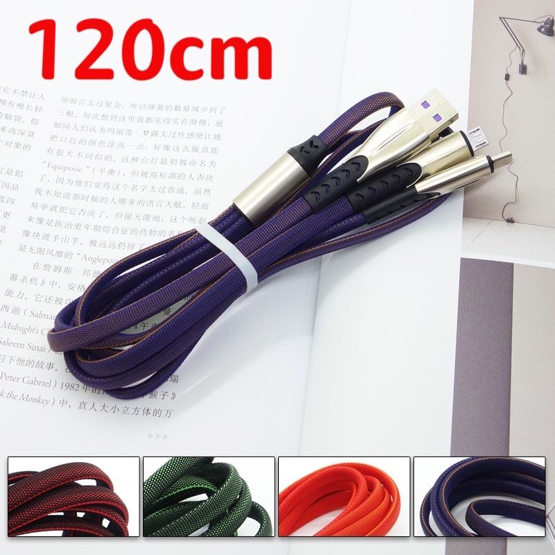 

3 in 1 USB Cables Fast Charging Cord Multi Function Adapter for Huawei Samsung Type C V8 Micro Charger Android Phone Cable