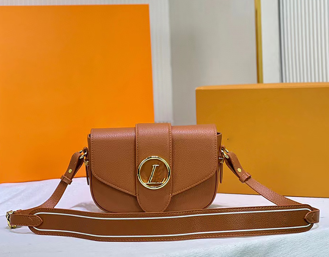 

Ladies designer luxury shoulder bag 2021 high quality PU leather women's handbag fashion round messenger bags wallet, Red