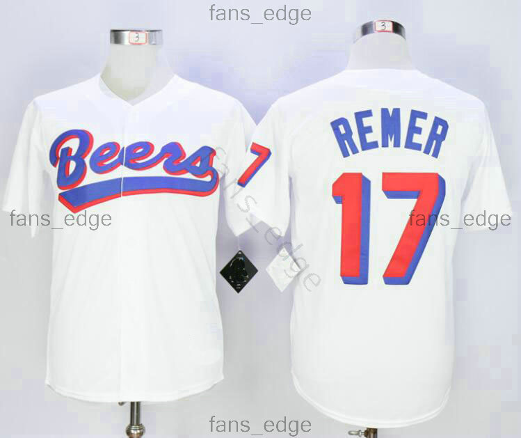 

Stitched Hot The BASEketball Beers Movie #17 Doug Remer #44 Joe COOP Cooper BASEketball White Button Baseball Jerseys 999962, Same as picture