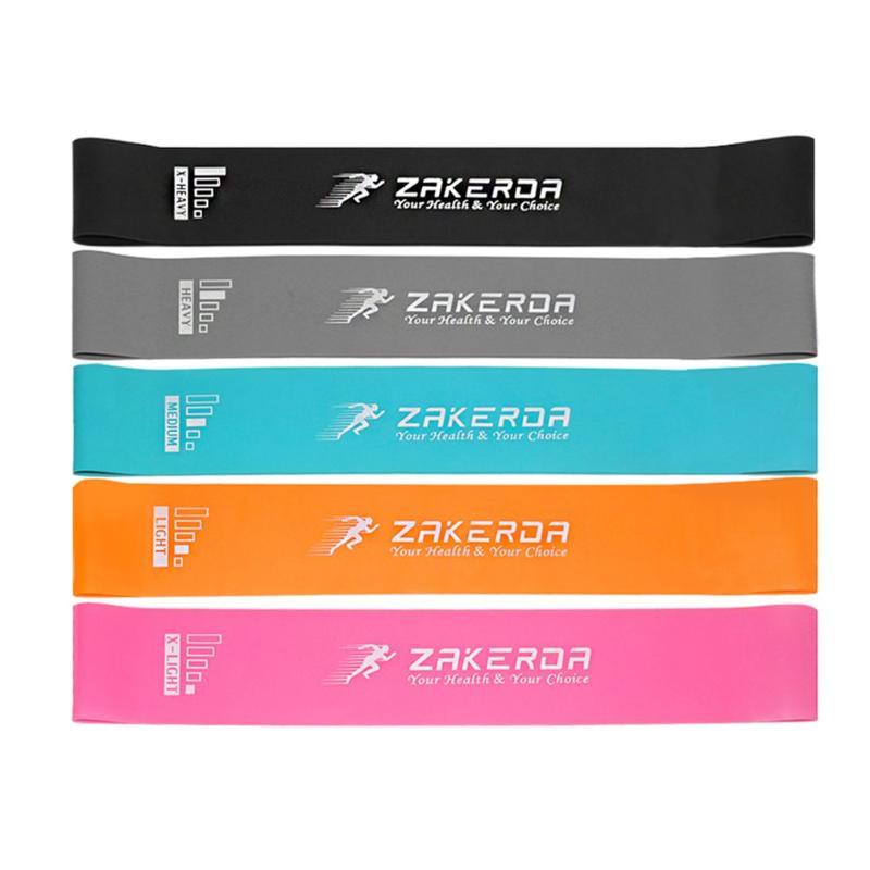 

Resistance Bands 5 Levels Exercises Elastic Fitness Training Yoga Loop Band Workout Pull Rope With Strength Test Video