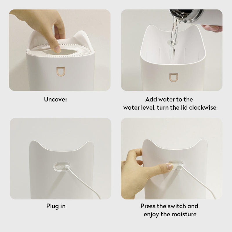 

EZSOZOB humidifier 3L Air Humidifier Essential Oil Aroma Diffuser Double Nozzle With Coloful LED Light Ultrasonic Humidifiers Aromatherapy Diffuser