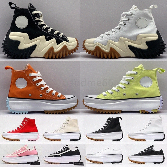 

2022 Top Classic Run Hike Star womens mens Casual Shoes Motion Women British clothing brand joint Jagged Black Yellow white High Thick bottom Canva 35-40 Z6tU#