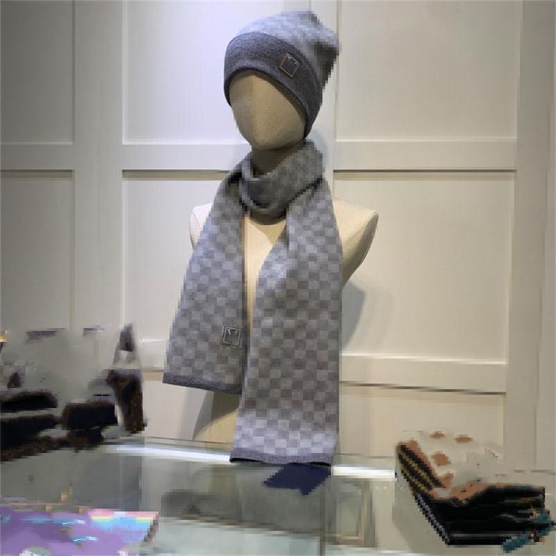 

NEW 20SS Men And Women High Quality Men Women Designers Hat Scarf Sets Warm European High-end Hats & Scarves Sets