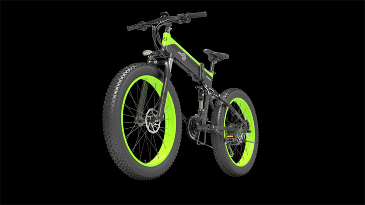 

Bezior X1500 Foldable Electric Bicycle 1500W high-speed brushless Motor 12.8Ah 26 Inch ebike Maximum speed 40Km/h 100 Km Mileage Mountain Moped Bike Outdoors Cycling, Yellow
