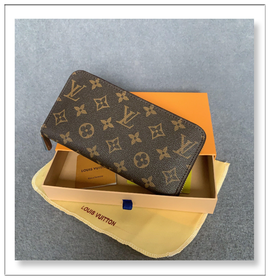 

New Fashion Style Men And Women Single Zipper Leather Wallets Purse #13;LV LOUIS VITTON Clutch Card Holder Ladies Long Wallet, Red;black