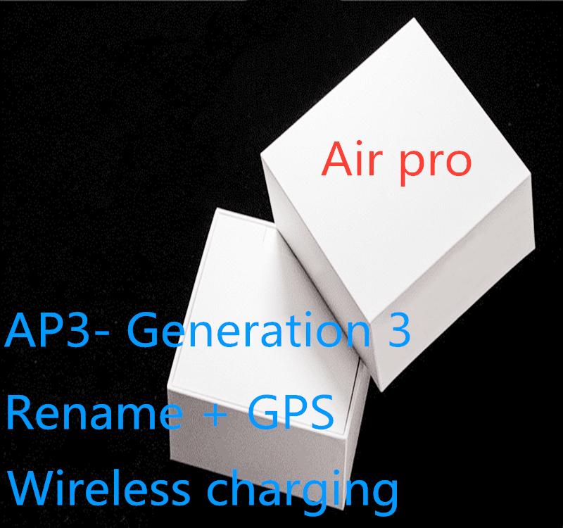 

2021 AP3 H1 Chip Rename GPS Air Gen 3 earphones Wireless Charging Bluetooth Headphones Pods 2 AP Pro AP2 Earbuds 2nd Generation Galaxy Buds