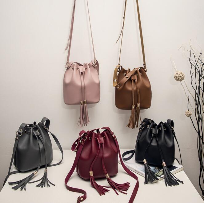 

MINI Bucket Bag Fashion Women Leather Shoulder Bag Ladies Crossbody Bags For Girl C0121