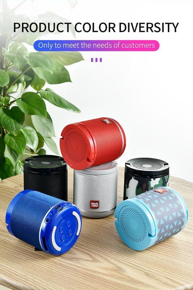 

Portable Speakers TG518 Bluetooth Speaker Phone Holder TWS Series FM Card Subwoofer Wireless Outdoor Small Waterproof