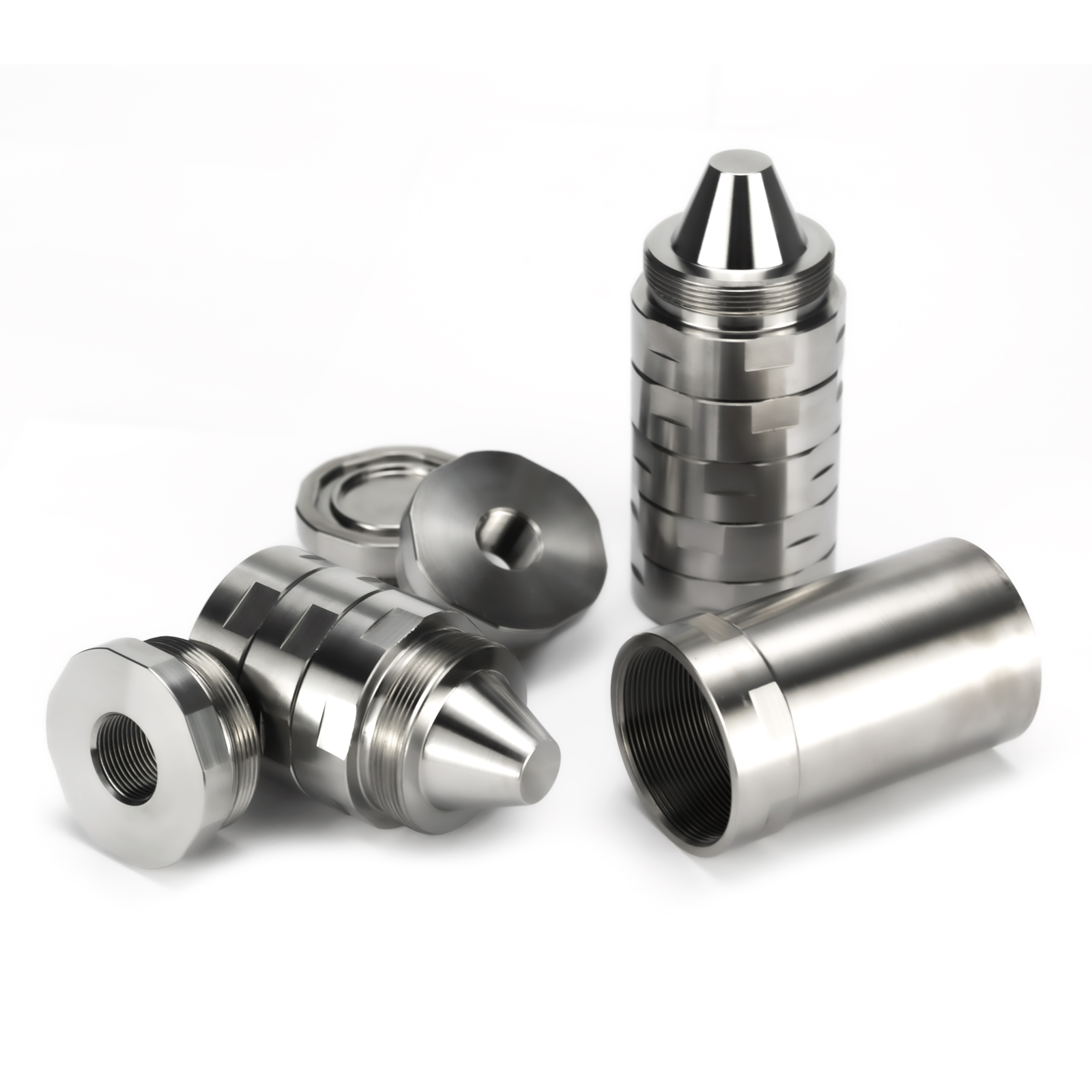 

Fuel Filter 7'L 1.5''OD GR5 Titanium Dodecagonal Modular Solvent Trap 1.375x24 MST Kit With 1/2-28 5/8-24 End Cap For Napa 4003 Wix 24003