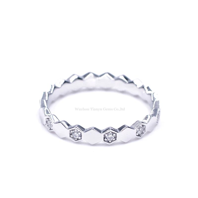 

Cluster Rings Tianyu Gems Shine Cubic Zirconia Jewelry 925 Silver Women Band Synthetic Gemstones Handmade Aaccessories Girls Gifts