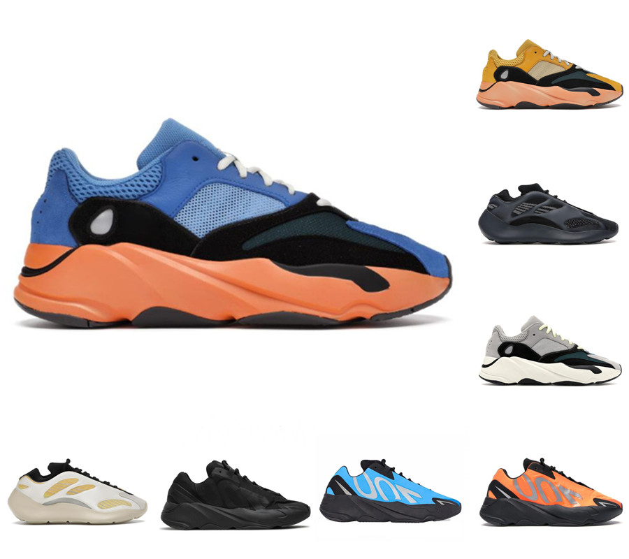 

high quality 2021 kanye 700 running shoes mens trainers MNVN Orange Cream Bright Blue Azael Alvah V3 Safflower Vanta Magnet Solid Grey outdo