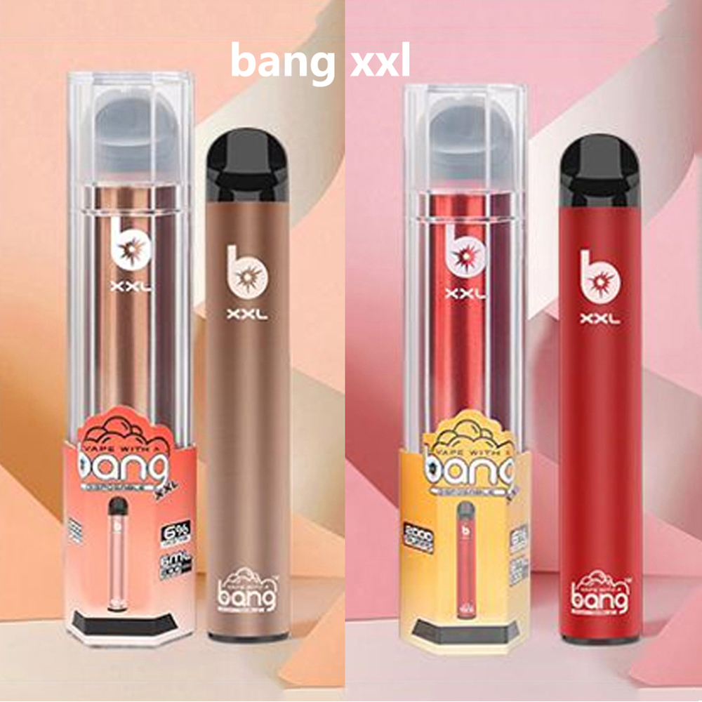 

2021 bang XXL 2000 puffs disposable electronic cigarette device puff 6ml pod vape pens pen e cigarettes vapes 800mAh Battery 12 colours Xtra
