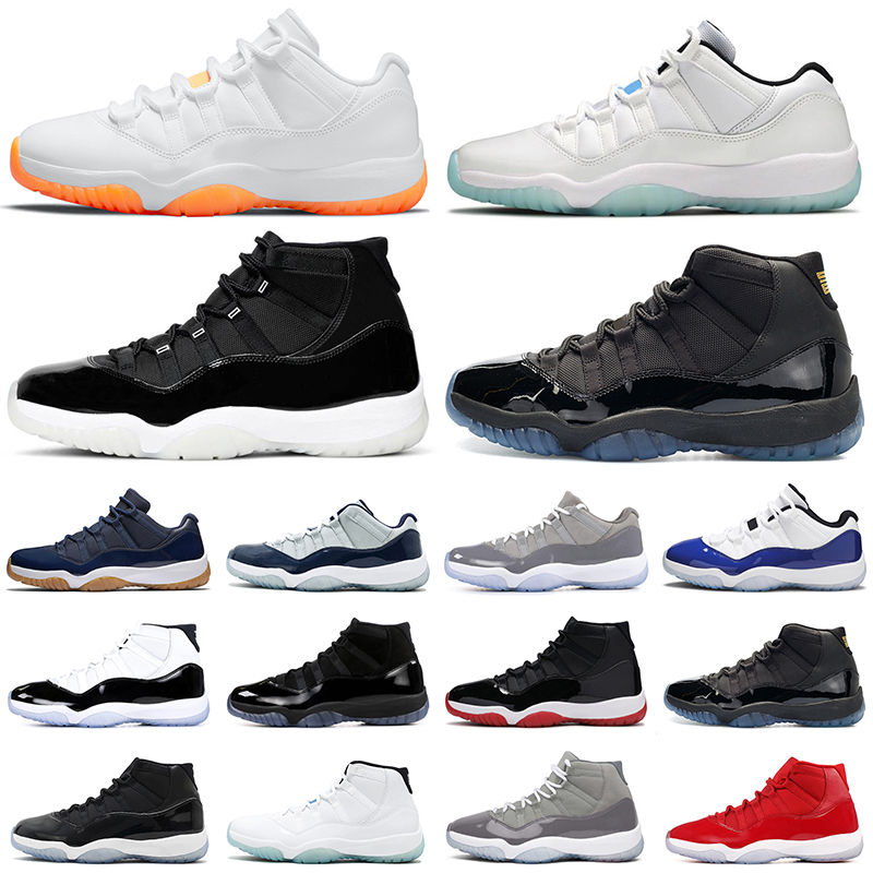 

retro air jordan 11s men basketball shoes Jumpman 11 25th Anniversary Citrus Legend Blue Bred Concord low women mens trainers sports sneaker